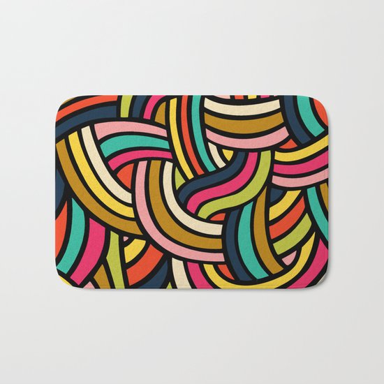 Groove Curve Bath Mat