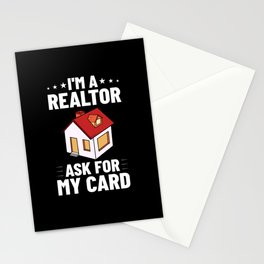 Real Estate Agent Realtor Investing Stationery Card