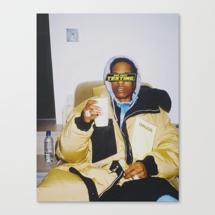 A$AP Rocky Studio Testing Canvas Print