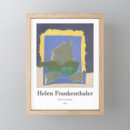 Helen Frankenthaler - Interior Landscape Framed Mini Art Print