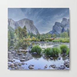 Valley View 6668 Pano - Yosemite National Park, CA Metal Print