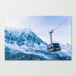 Aiguille du Midi Cable Car Canvas Print