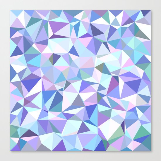 Light purple geometry Canvas Print
