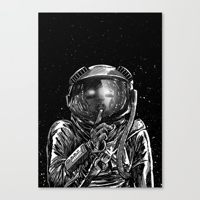 The Secrets of Space Canvas Print