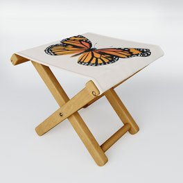 Monarch Butterfly | Vintage Butterfly | Folding Stool