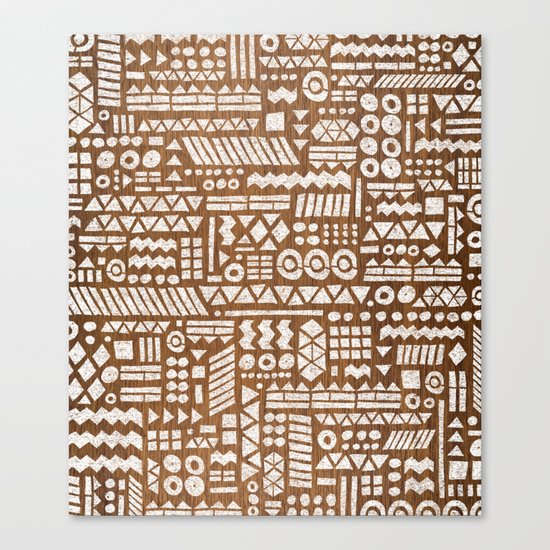 Northwoods Pattern. Canvas Print