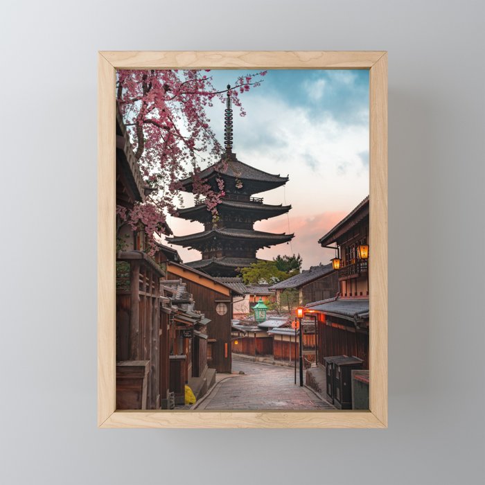 Sanneizaka Framed Mini Art Print