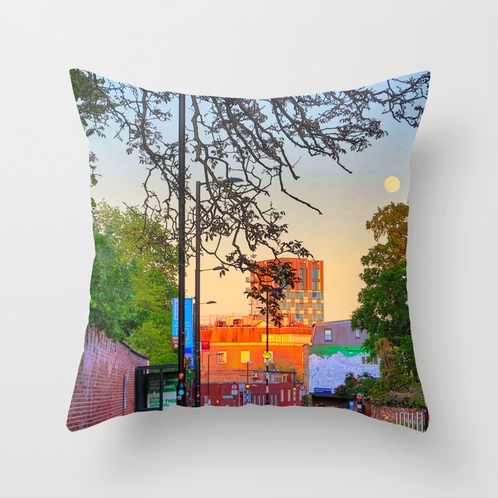 Street Photography, Norwich, U.K Throw Pillow