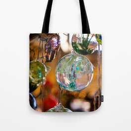 in that orb was a story of color and fire Tote Bag