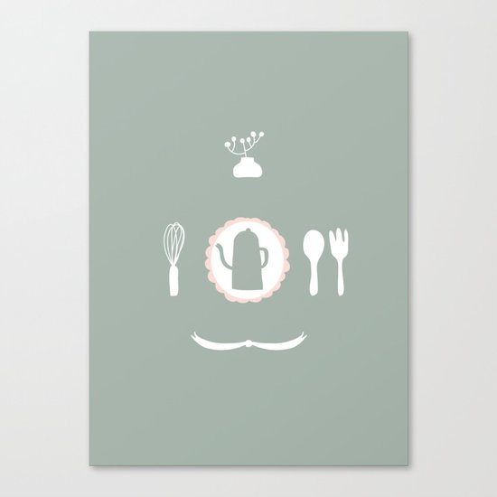 Kitchen Story Canvas Print