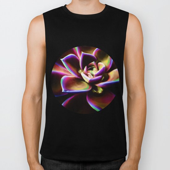 RAINBOW SUCCULENT Biker Tank
