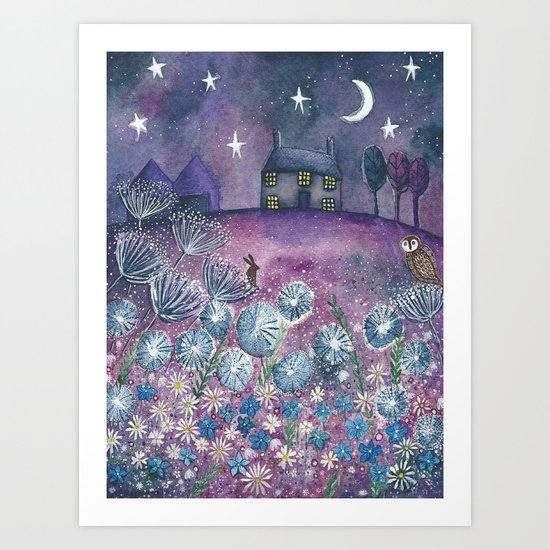 Watching the Stars Art Print