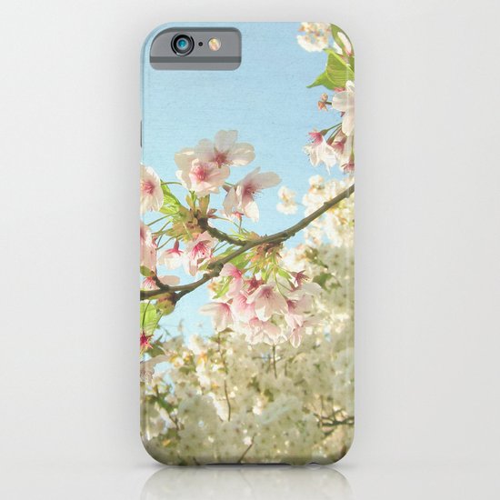Pink on White iPhone & iPod Case
