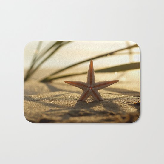 Starfish Still life on the beach Bath Mat