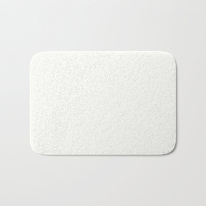 Pearl White - Solid Color Collection Bath Mat