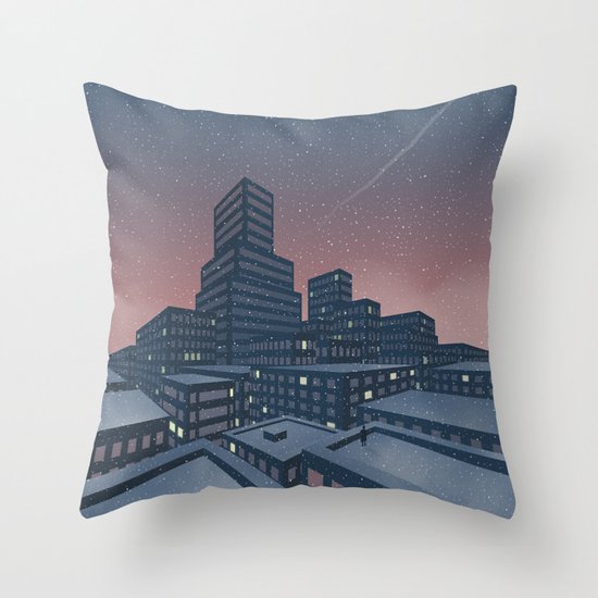 Let it snow Throw Pillow