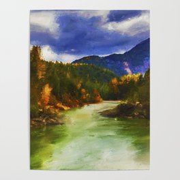 Montana, Mountain Panorama Poster