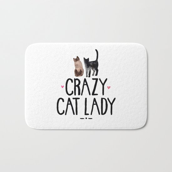 Crazy Cat Lady Bath Mat