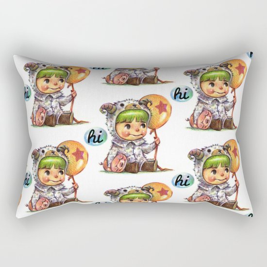 hi Rectangular Pillow
