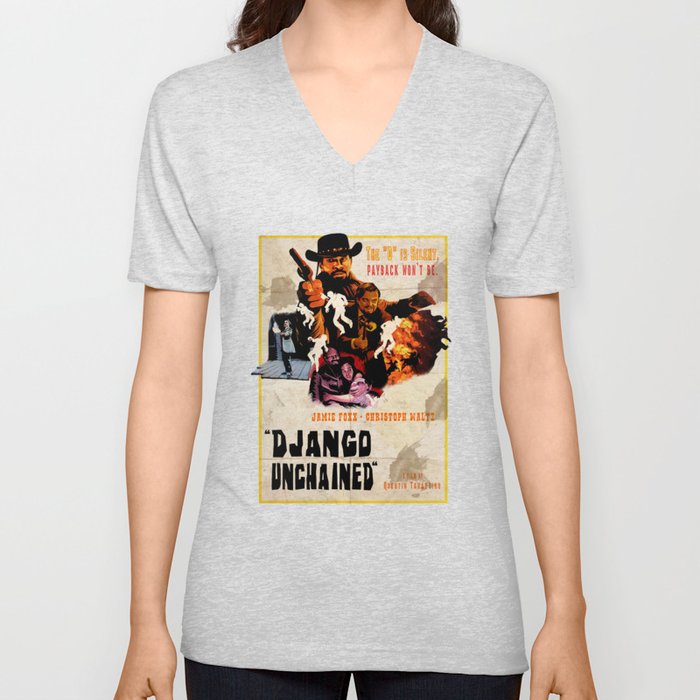 Django unchained alternative poster V Neck T Shirt