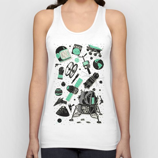 Space Funk Unisex Tank Top