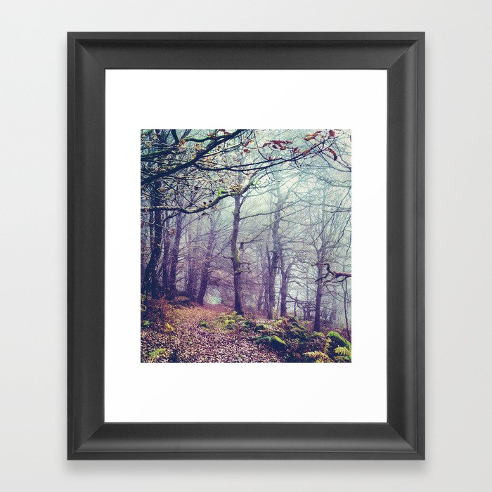 Peak District Forest Framed Art Print