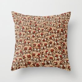 Spaghetti monsters army Throw Pillow | Pastafarianism, Pasta, Flying, Pattern, Graphicdesign, Food, Digital, Monster, Religion, Fsm 