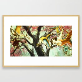 Aerial Silks Framed Art Prints For Any Decor Style Society6
