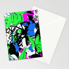 Floral Abstract Stationery Cards