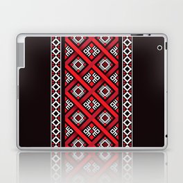 Ethnic Abstract Single Pattern - RED Laptop Skin