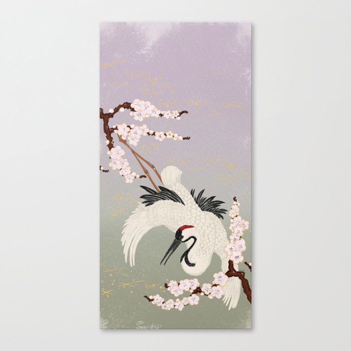 Japanese Crane Canvas Print