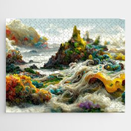 On a Bed of Ocean Coils  Jigsaw Puzzle