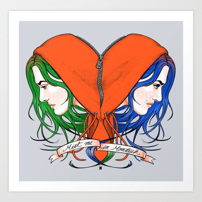 Clementine's Heart Art Print