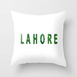 Lahore Forest Ecology Concept Throw Pillow