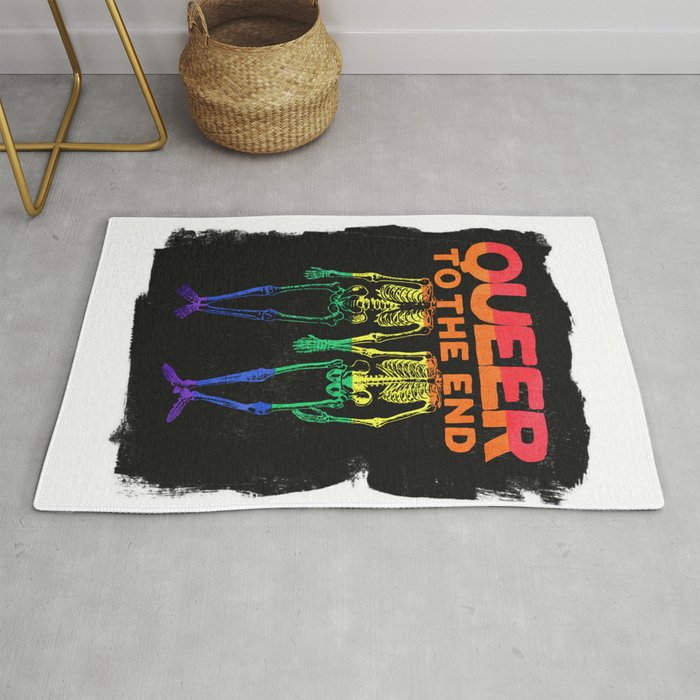 Queer to the end Rug