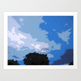 abstract sky Art Print