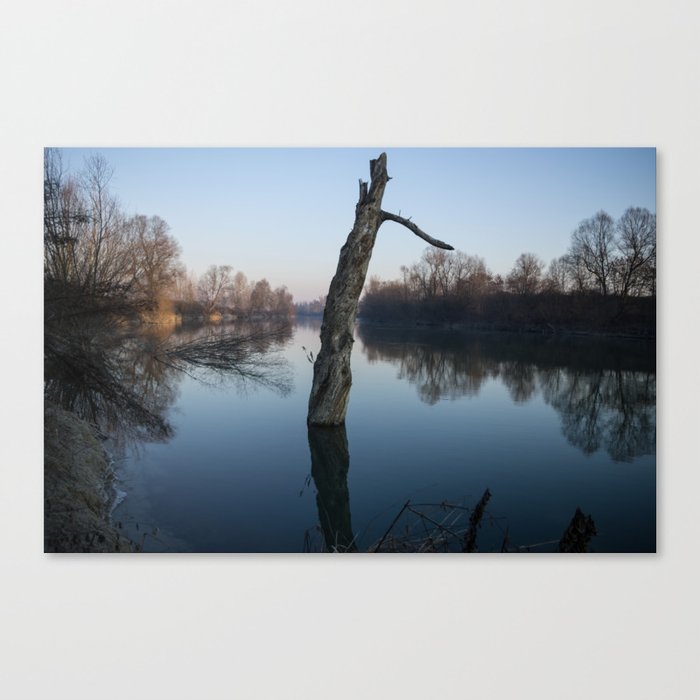 on the water Canvas Print