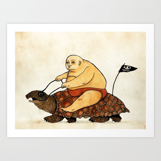 Lazy Tarzan Art Print