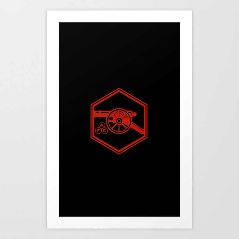 Arsenal Cannon Art Print By Sbhsilver Society6