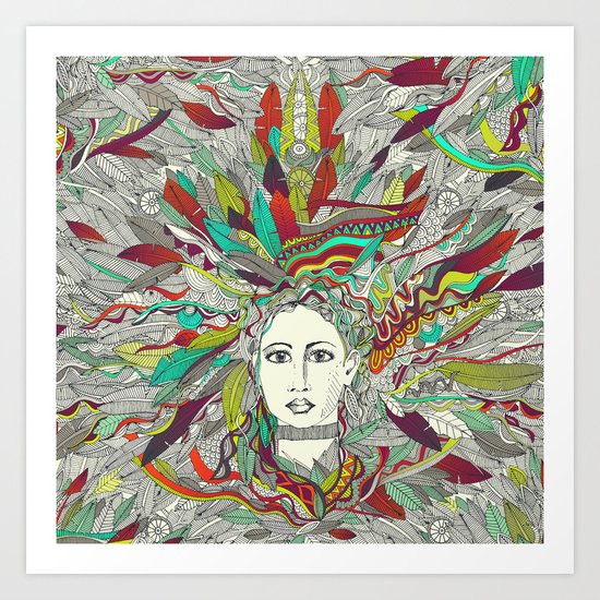 Goddess Aurora Art Print