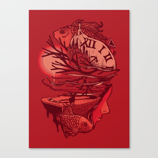 I Dreamt of Another Place Canvas Print
