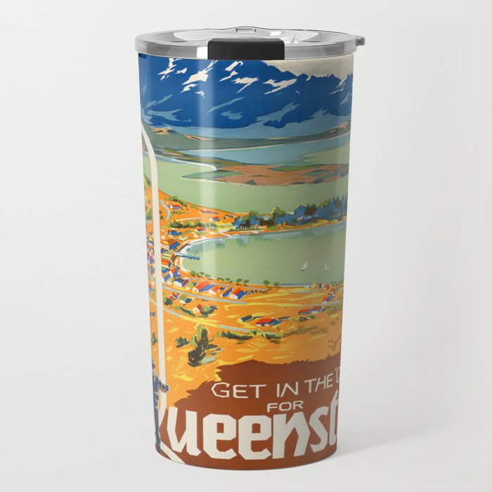 Vintage poster - New Zealand Travel Mug
