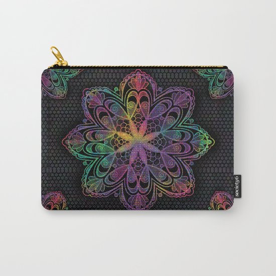 Kaleidoscope Mandala Carry-All Pouch