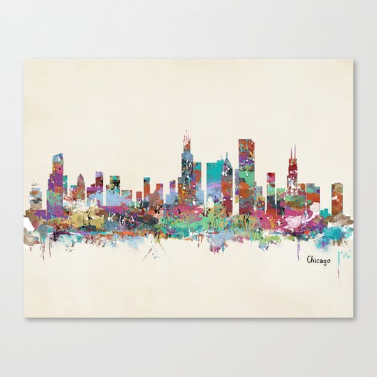 Chicago Illinois skyline Canvas Print