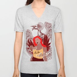Rise from the Ashes V Neck T Shirt