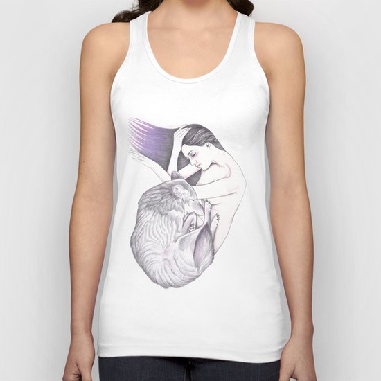 Sleeping Wolves Unisex Tank Top