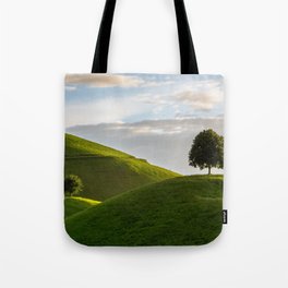 One Tree Hills, Ireland, Springtime, Emerald Isles Photograph Tote Bag