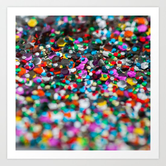 Confetti Art Print