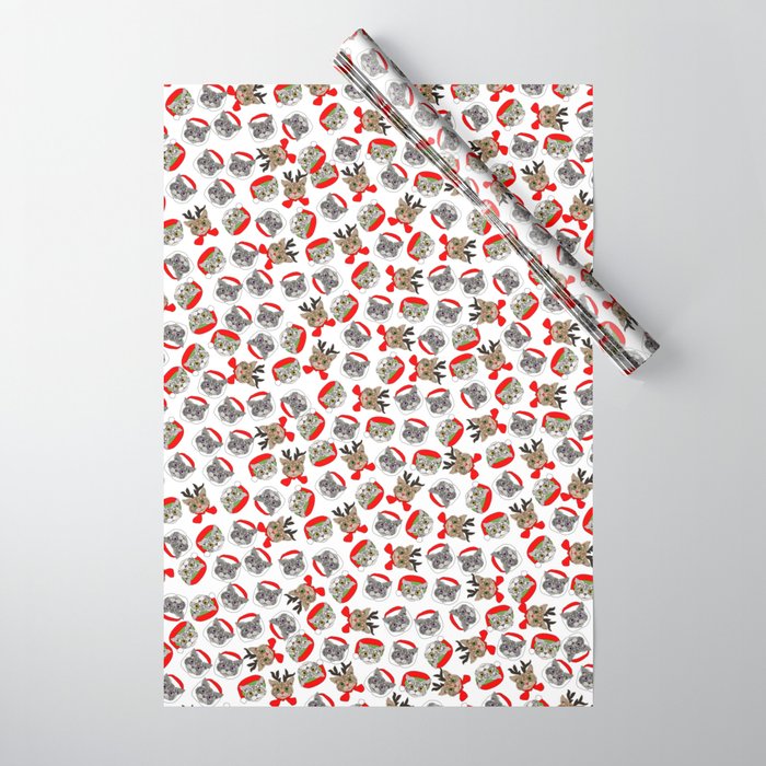 Festive Cats Wrapping Paper