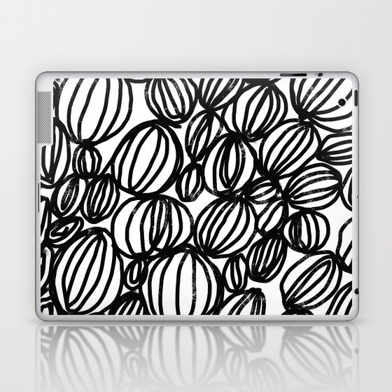 Loop Black And White Minimalist Abstract Painting Mark Making Art